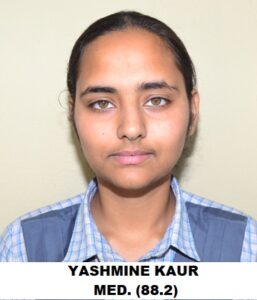 (11) YASHMINE KAUR JUNDLA 88.2